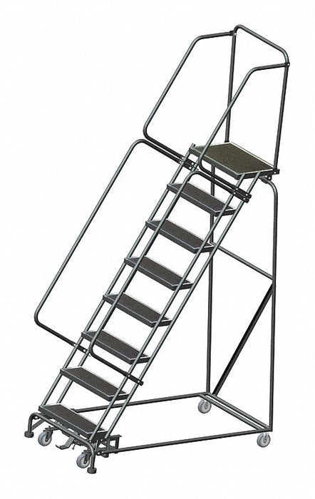 Slope Lockstep Roll Ladder Steel 80 In.H