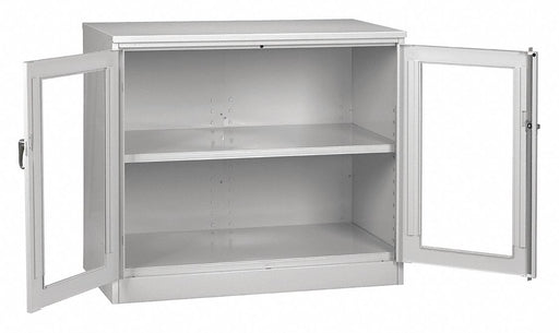 Storage Cabinet 42 x48 x24 LtGry 2Shlv