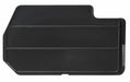 Bin Divider 4 in L Plastic Black PK7