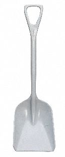 Hygienic Shovel 37.5 in L D Handle