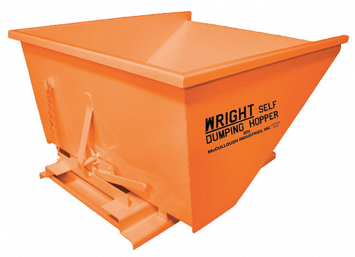 F1346 Self Dumping Hopper Orange 6 000 lb