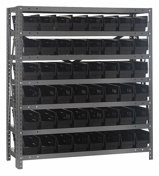 E1511 Bin Shlvng 12inx39inx36in Black