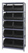 E1504 Bin Shlvng 18inx75inx36in Black