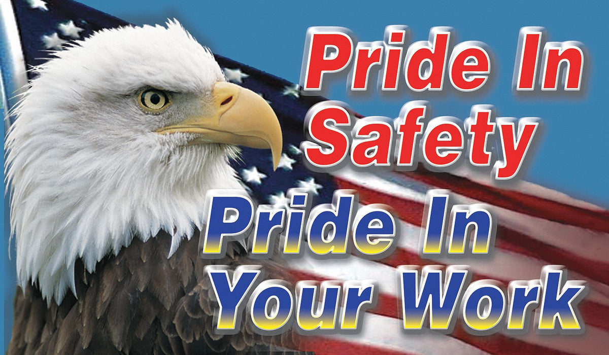Safety Banner 28in x 48in Poly Sheeting