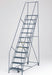 Safety Rolling Ladder Steel 120 In.H