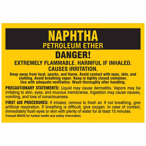NFPALabel 2inH 2-7/8inW Polyester PK25