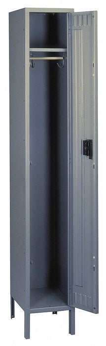 F0409 Lckr 1x1Lckr Gray 66 x12 x18 UnAssm