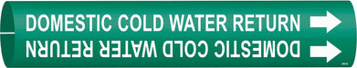 Pipe Marker Domestic Cold Water Return