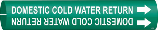 Pipe Marker Domestic Cold Water Return