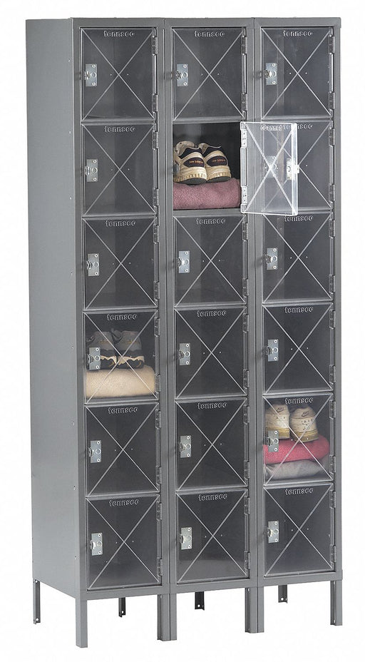 Bx Lckr 6x3Lckr Gray 78 x36 x18 Assm