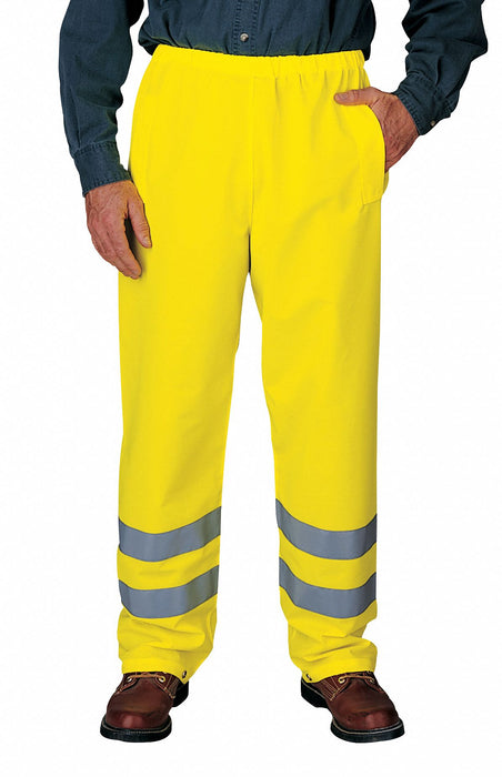 Breathable Pants Hi Vis Yellow Size XL