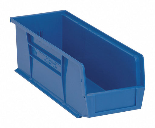 F0602 HangandStackBin 14.75inL 5.5inW Plastic