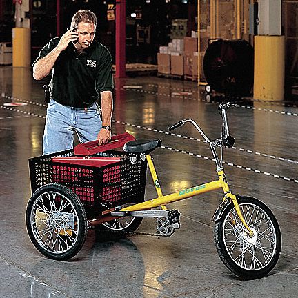 F0128 Tricycle 20 Wheel Yellow 550 lb Cap.