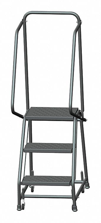 Rolling Ladder Steel 28-1/2 In.H