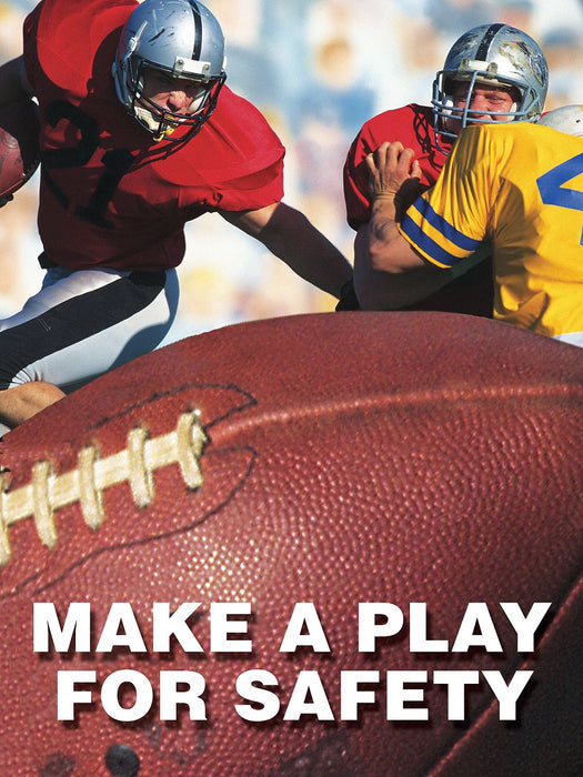 Safety Poster 22 in x 17 in Plastic