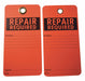 Tag Red Cardstock 3inH 5-3/4inW PK25