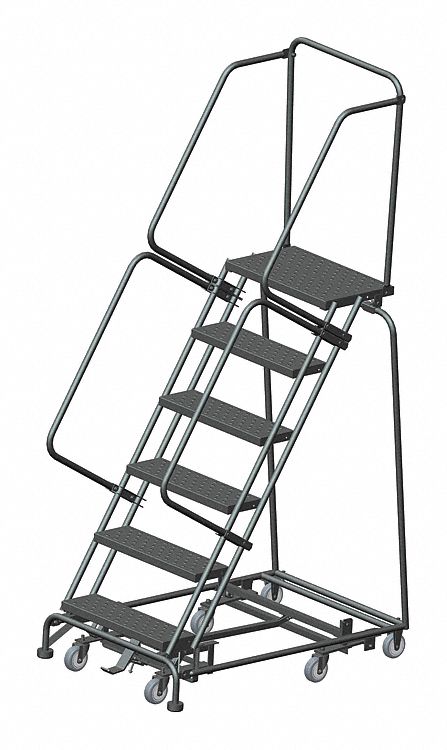 Lockstep Rolling Ladder Steel 60 In.H