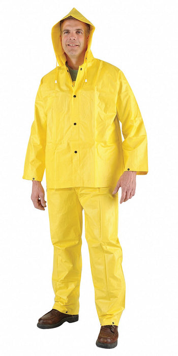 Rain Suit w/Jacket/Bib Unrated Yellow M