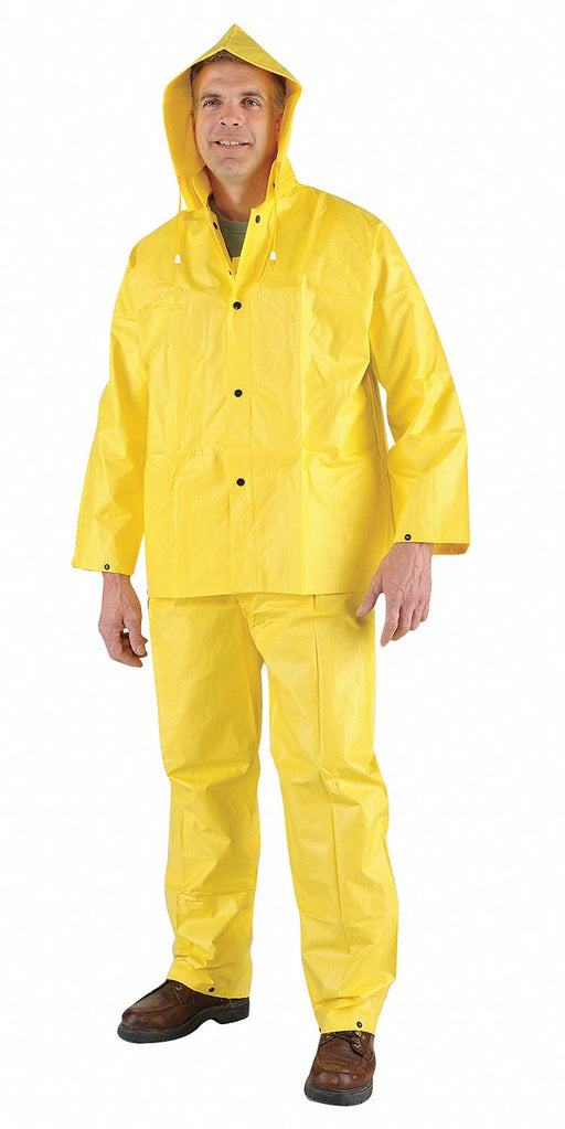 Rain Suit Jacket/Bib Unrated Yellow 2XL