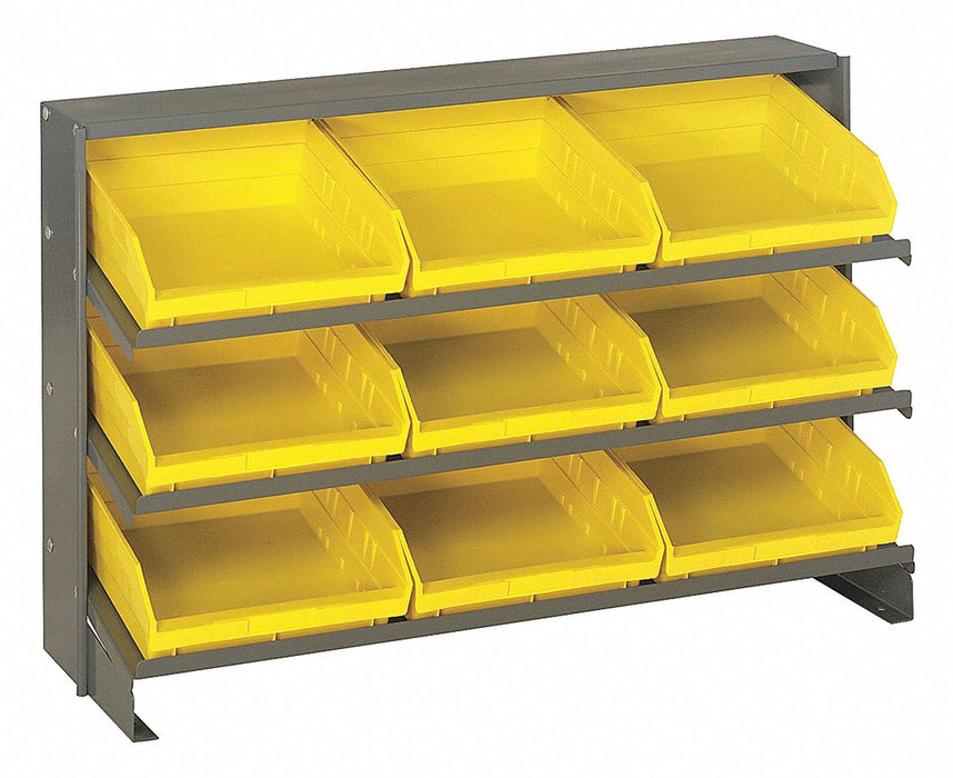 E1543 Bench Pick Rack 12x21x36in Yellow