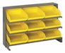 E1543 Bench Pick Rack 12x21x36in Yellow