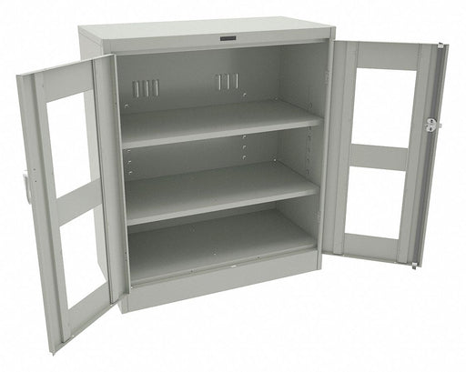 Storage Cabinet 42 x36 x18 LtGry 2Shlv