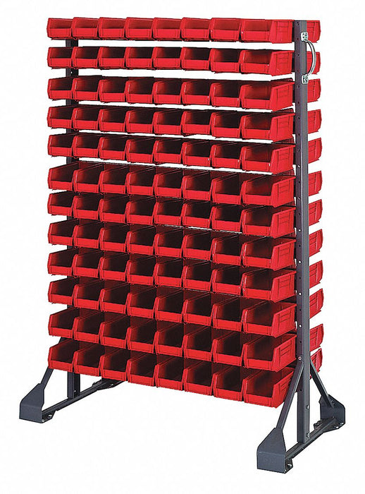 E1535 BinRailFlrRck 20inx54inx36in LdCp 133lb