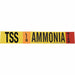 Pipe Marker Ammonia 4 in H 24 in W