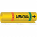 Pipe Marker Ammonia 26 in H 12 in W