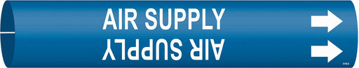 Pipe Marker Air Supply 13/16in H 4/5in W