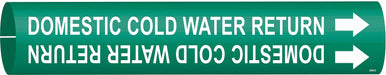 Pipe Marker Domestic Cold Water Return