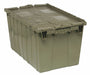 AttachedLidTote 25.375inL 16.25inW Gray