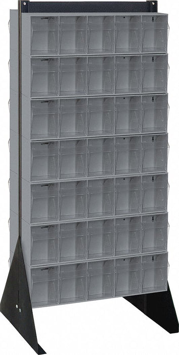 Bin Storage Rack Powder Coated 52 in