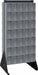 Bin Storage Rack Powder Coated 52 in