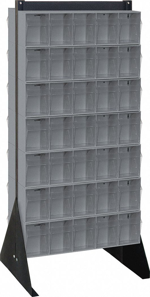Bin Storage Rack Powder Coated 52 in