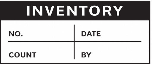 Inventory Label White Polyester PK350