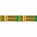 Pipe Marker Ammonia 1 1/8in H 7in W