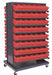 J0326 Mobile Pick Rack Red Steel