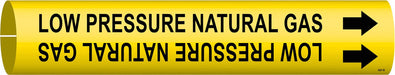 Pipe Marker Low Pressure Natural Gas