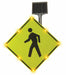 LEDCrossingSign Yellow-Green Solar