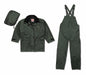 Rain Suit w/Jacket/Bib Unrated Green L