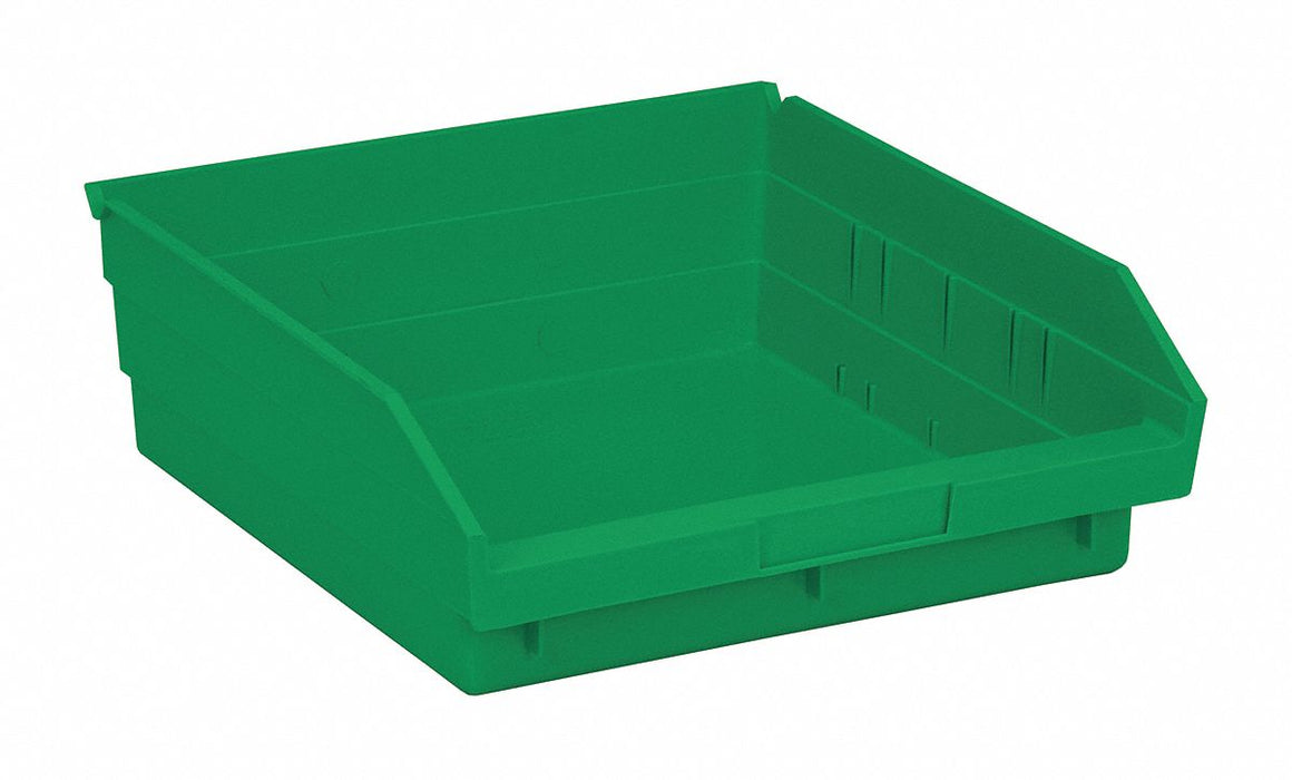 F0616 ShelfBin 11.625inL 11.125inW Plastic