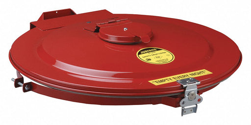 Drum Cover Red Steel 55 gal