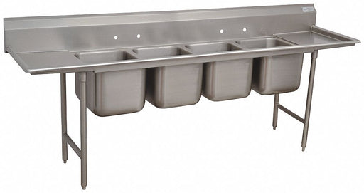 Scullery Sink 122 x27 x42 Silver