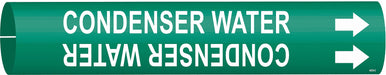 Pipe Marker Condenser Water 2in H 2in W