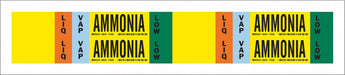 Pipe Marker Ammonia 1 1/8in H 7in W