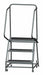 Rolling Ladder Steel 28-1/2 In.H