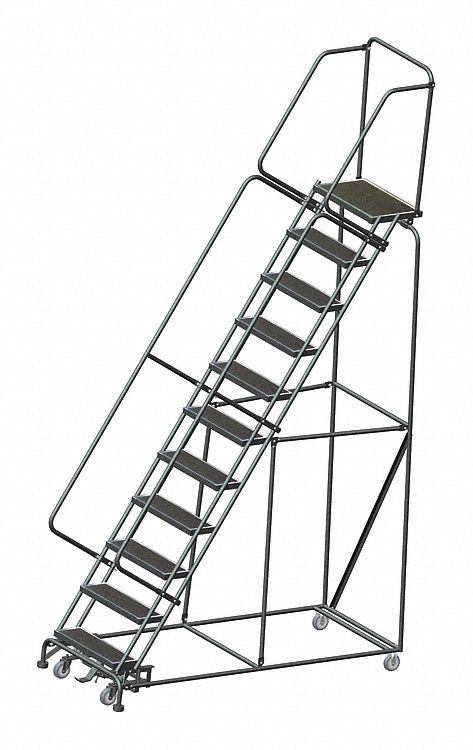 Slope Lockstep Roll Ladder Steel 110 In.