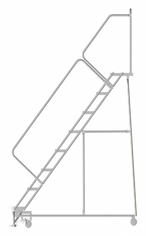 Stock Picking Roll Ladder Steel 80 In.H