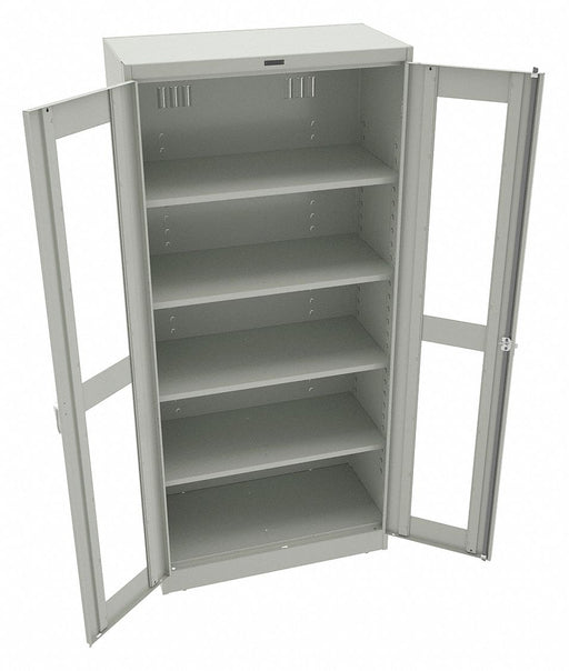 E4468 Storage Cabinet 78 x36 x18 LtGry 4Shlv
